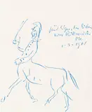 Oskar Kokoschka, Autograph