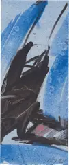 Josef Mikl, Untitled, 1990, watercolour on paper; framed