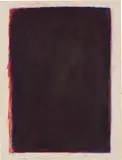 Arnulf Rainer, Übermalte Radierung Nr. 10, etching, painted over; framed