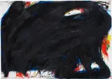 Arnulf Rainer, Ein Drähnindianer, 1969, mixed media on Ultraphan; framed