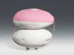 Erwin Wurm, Ich + Überich, 2007, acrylic, wool on polystyrene