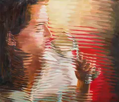 Dénesh Ghyczy, Törékeny II (Zerbrechlich II), 2002, acrylic on canvas; unframed