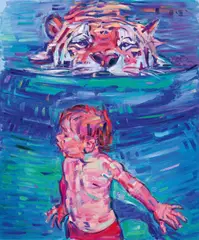 Guido Katol, Hauke, 2022, oil on canvas; unframed