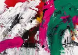 Eva Kaiser, Sofern, 2017, mixed media on canvas; unframed