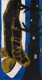 Oliver Dorfer, Klare Nacht (Hangman), 1997, colour pigment, mixed media on plaster on panel; unframed