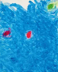 Senza titolo oppure CINEMA by Nicola De Maria, 1978, acrylic on canvas; framed, sold Jun 2024