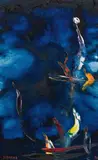 Soshana Afroyim, Untitled, 1990, oil on canvas; framed