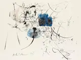 Untitled by Hans Staudacher, 1975, mixed media on paper; unframed, offered Jun 2024