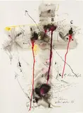Untitled by Hans Staudacher, 1977, mixed media on paper; unframed, sold Jun 2024