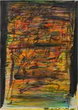 Franz Ringel, Untitled, 2001, mixed media on paper; framed