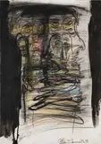 Franz Ringel, Erzählerin, 1999, mixed media on paper; framed