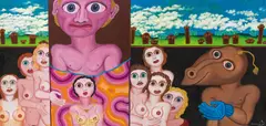 Robert Zeppel-Sperl, Untitled, oil on canvas; unframed