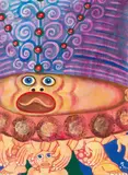 Robert Zeppel-Sperl, Untitled, 1992, mixed media on paper; framed