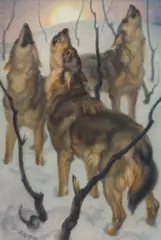 Norbertine Bresslern-Roth, Blasser Mond, 1971, oil on jute; framed
