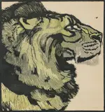 Ludwig Heinrich Jungnickel, Lion head ("Schönbrunner Tiertypen")