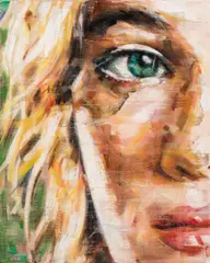 Harding Meyer, Portrait, 2014, oil on canvas; unframed