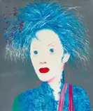 Mao Tongqiang, Wig no. 21, 2005, oil on canvas; unframed