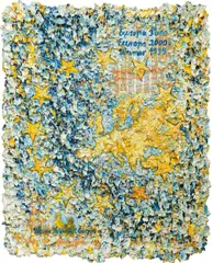 Bernd Schwarzer, Weimar Kulturhauptstadt Europas 1999, 1997, oil on hand-signed screen print by Josef Beuys; framed