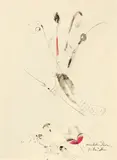 Sinnlicher Fächer by Hans Staudacher, mixed media on paper; framed, sold Mar 2024