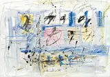 Untitled by Hans Staudacher, 1996, mixed media on paper; framed, sold Mar 2024