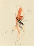 Untitled by Hans Staudacher, mixed media on paper; framed, sold Mar 2024
