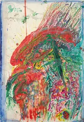 Franz Ringel, Untitled, 1983, mixed media on paper; framed