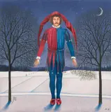Josef Bramer, Untitled, 1982, watercolour on paper; framed