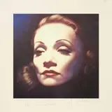 Gottfried Helnwein, Marlene Dietrich, print; framed