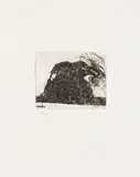 Othmar Zechyr, Berg, 1988, etching; unframed