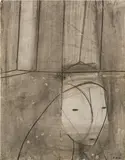 Franz Blaas, Untitled, 1990, mixed media on paper; framed