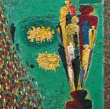 Gunter Damisch, Untitled, 1994/95, oil on canvas; unframed