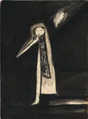 Franz Blaas, Untitled, 1989, mixed media on solid paper; framed