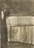 Franz Blaas, Untitled, 1990, mixed media on paper; framed
