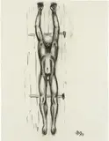 Oskar Bottoli, Untitled, 1990, chalk on paper; unframed