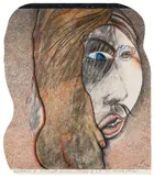 Peter Dwořak, Hommage a Frohner, 1982, mixed media on paper; unframed