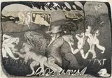 Peter Dwořak, Untitled, 1979/101, mixed media on paper; unframed