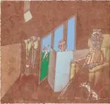 Fritz Fröhlich, Untitled, 1979, mixed media on paper; framed
