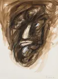 Adolf Frohner, Untitled, 1981, mixed media on paper; framed
