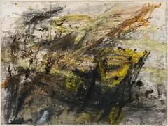 Heinz Göbel, Untitled, 1988, mixed media on paper; unframed