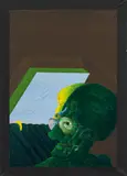 Rudolf Hoflehner, At the window, 1976, oil on canvas; unframed