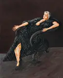 Rudolf Hoflehner, Portrait G. p., 1983, oil on canvas; framed