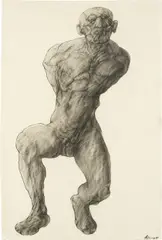 Rudolf Hoflehner, Untitled, 1975, mixed media on paper; unframed