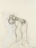 Rudolf Hoflehner, Nude in chair