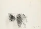 Alfred Hrdlicka, Scenes from Praterallee, 1975, graphite on paper; unframed