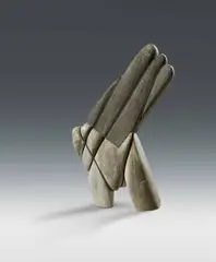 Rudolf Moratti, Untitled, 1993, marble, steel rope