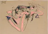 Jürgen Messensee, Untitled, 1986, mixed media on paper; framed