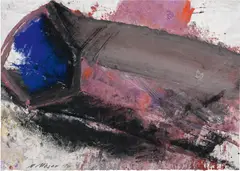 Maria Moser, Untitled, 1990, mixed media on paper; framed