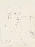 Oswald Oberhuber, Untitled, 1985, graphite on paper; framed