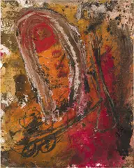 Alexander Netusil, Untitled, mixed media on paper; framed