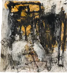 Alexander Netusil, Untitled, 1993, mixed media on paper; unframed